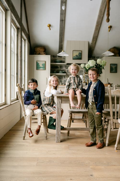 Little Paper Kids Smith Cardigan In Blue