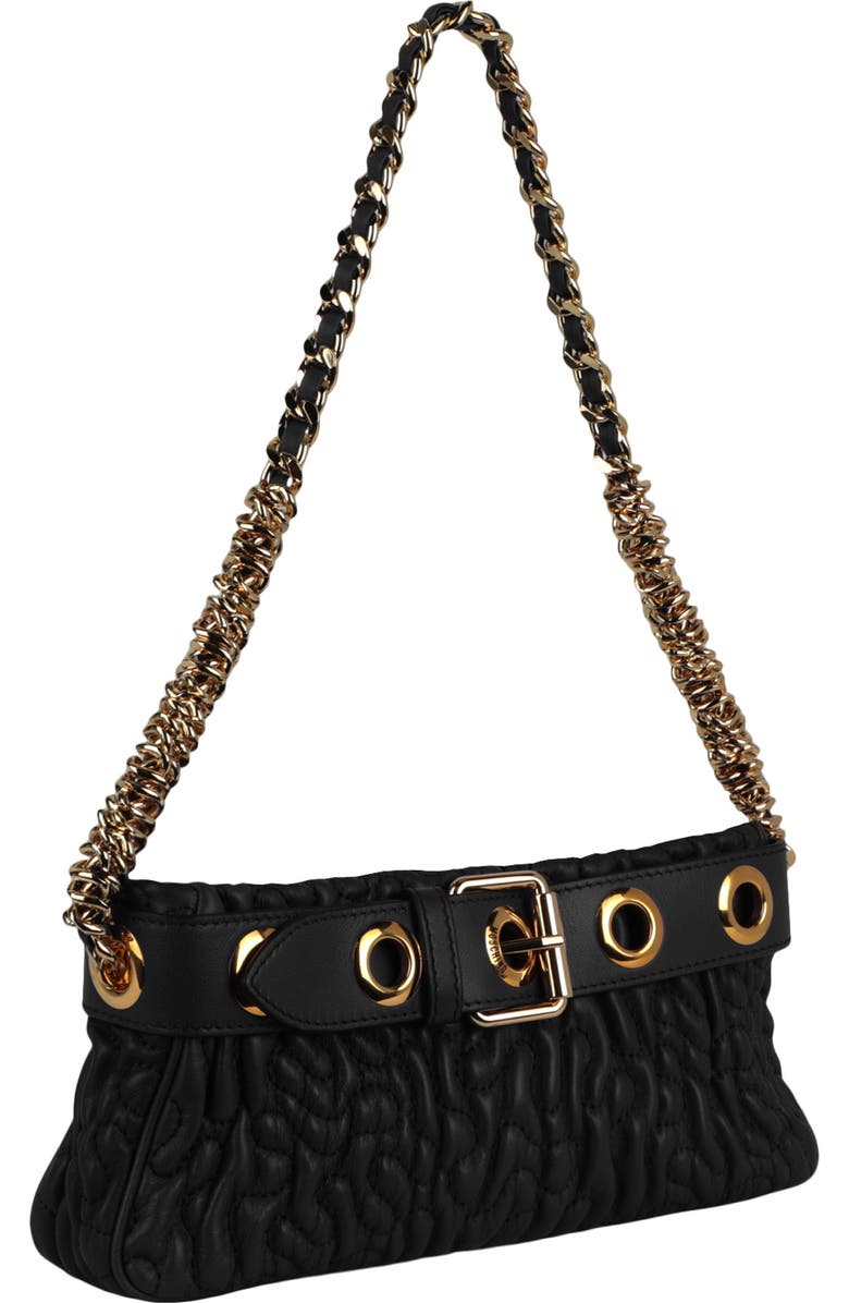 Moschino Quilted Shoulder Bag, Alternate, color,