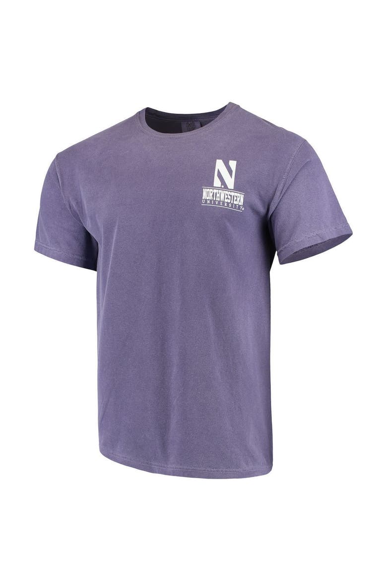 Men's Purple Northwestern Wildcats Comfort Colors Campus Icon T-Shirt, Alternate, color, Purple