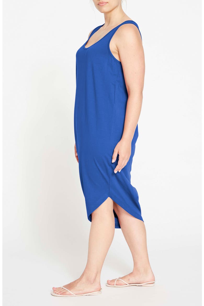 Iconic Geneva Asymmetric Tank Dress, Alternate, color, LAPIS BLUE