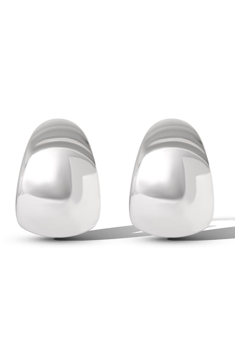 Jessica Simpson Dome Drop Earrings, Alternate, color, Silver