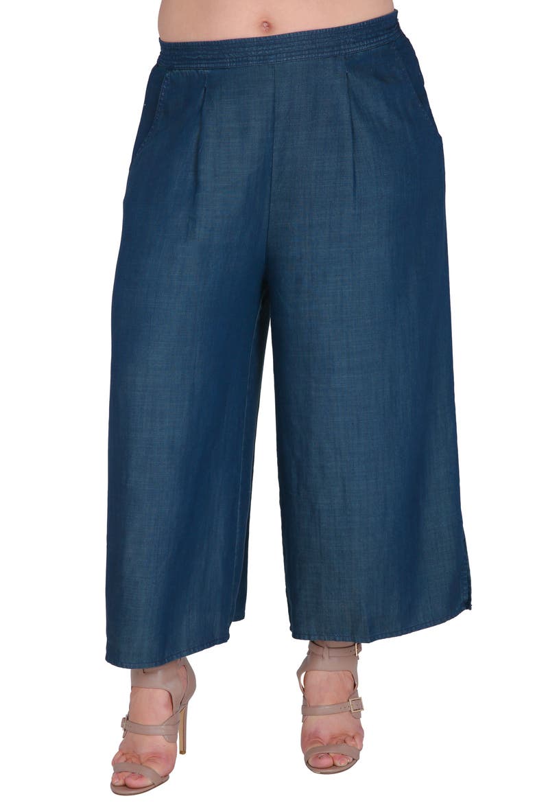 Diana Tencel® Palazzo Pants, Main, color, BLUE