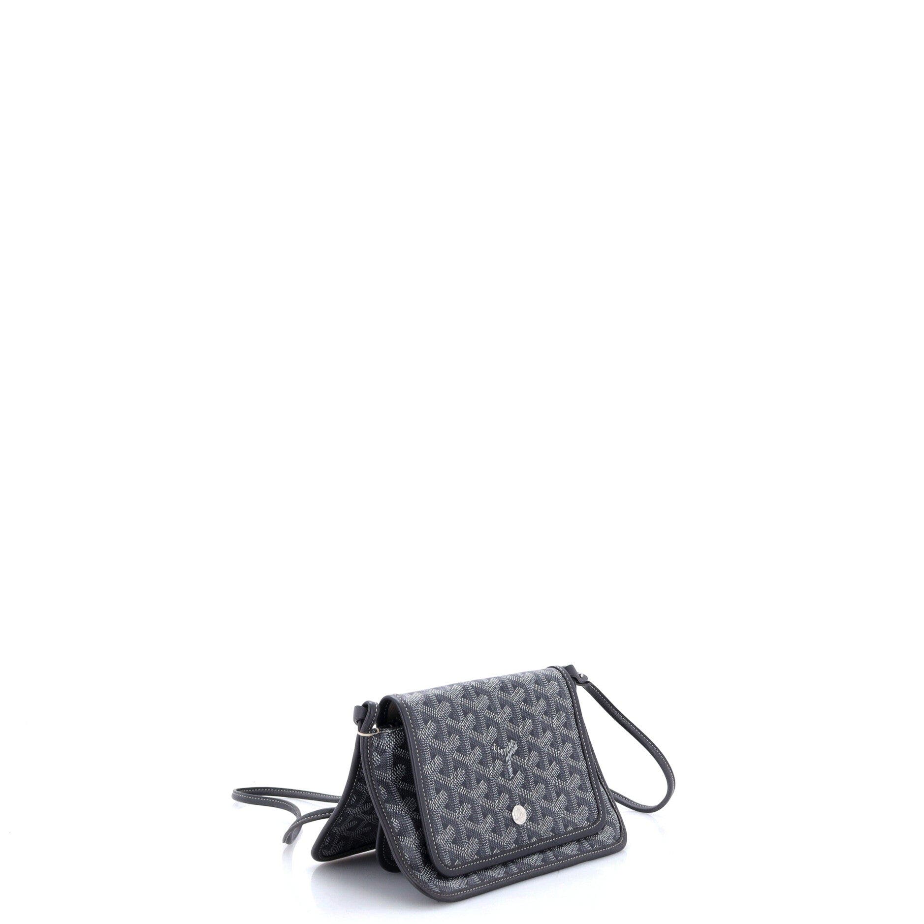 Plumet Clutch Wallet Coated Canvas, Alternate, color, Grey