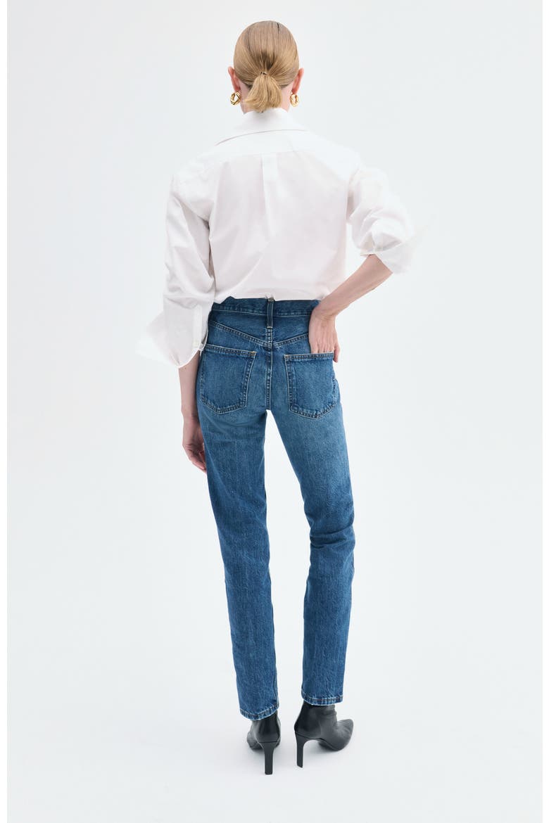 High Rise Jean in Denim, Alternate, color, Indigo