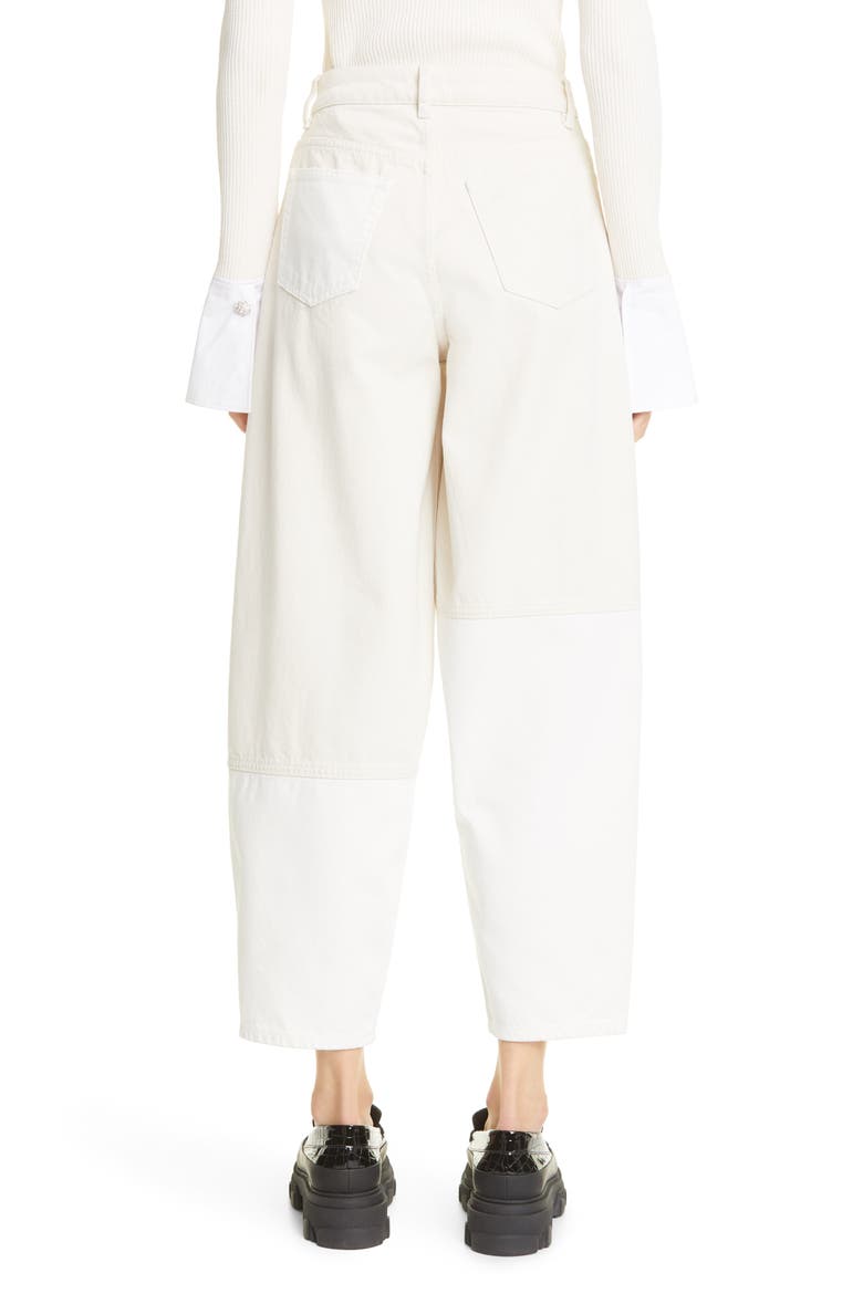 Straight Leg Organic Cotton Jeans, Alternate, color, VANILLA ICE