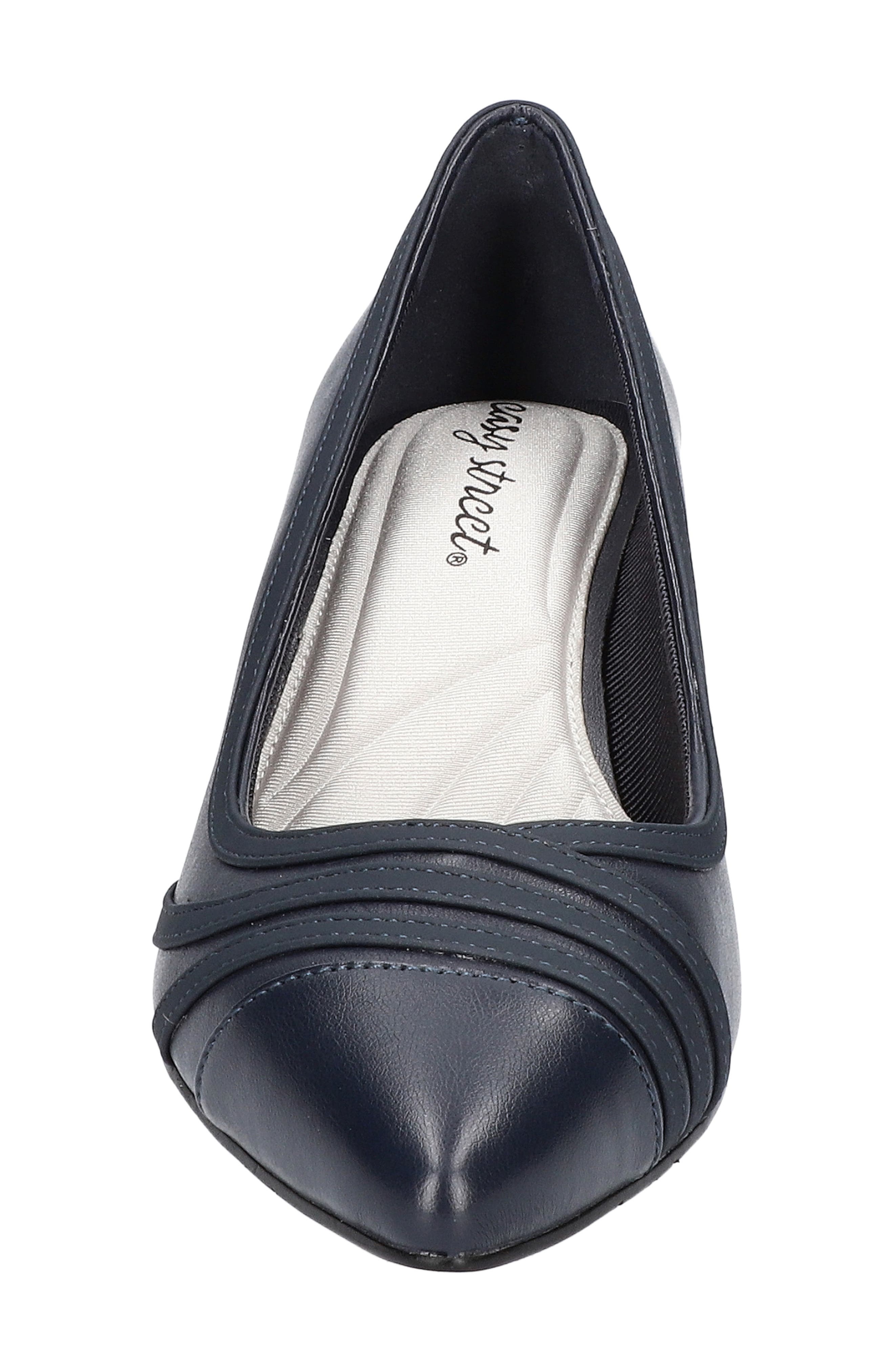 EASY STREET Nobel Kitten Heel Pump - Multiple Widths Available, Alternate, color, Navy