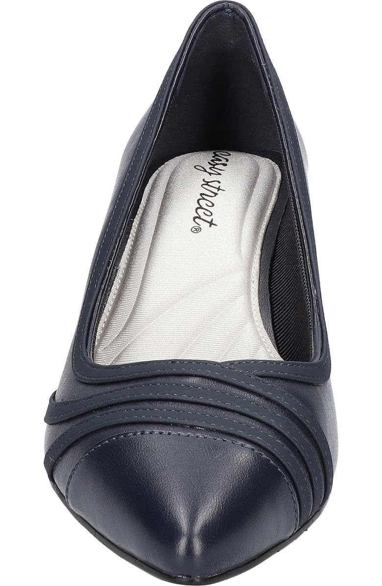 EASY STREET Nobel Kitten Heel Pump - Multiple Widths Available, Alternate, color, Navy