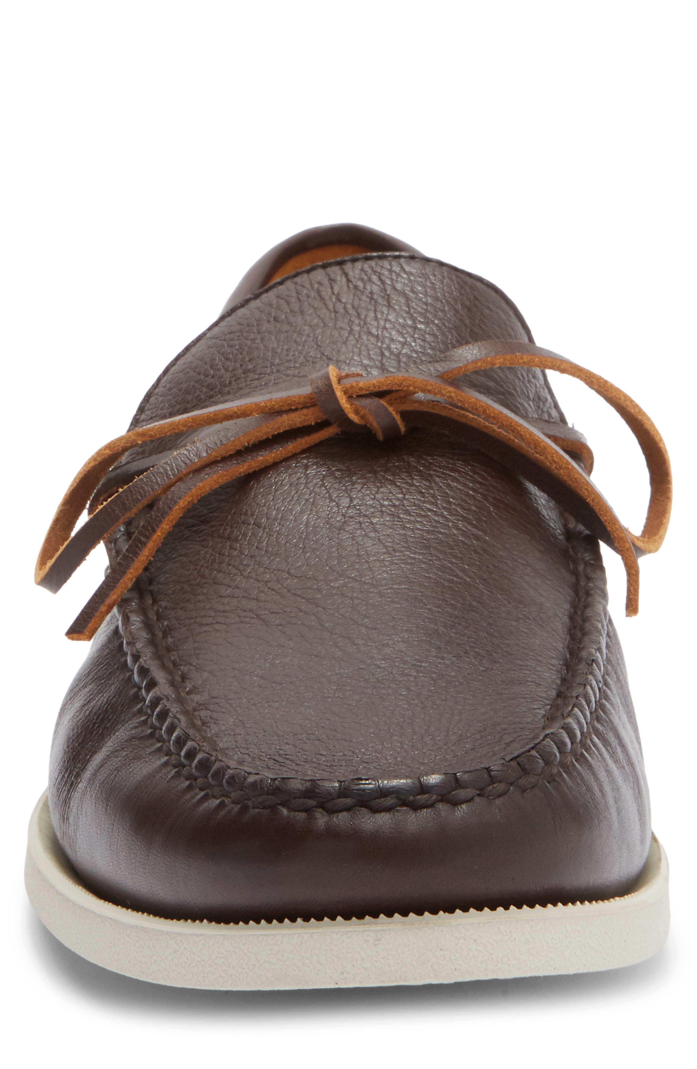 Peter Millar Excursionist Boat Shoe, Alternate, color, Chocolate