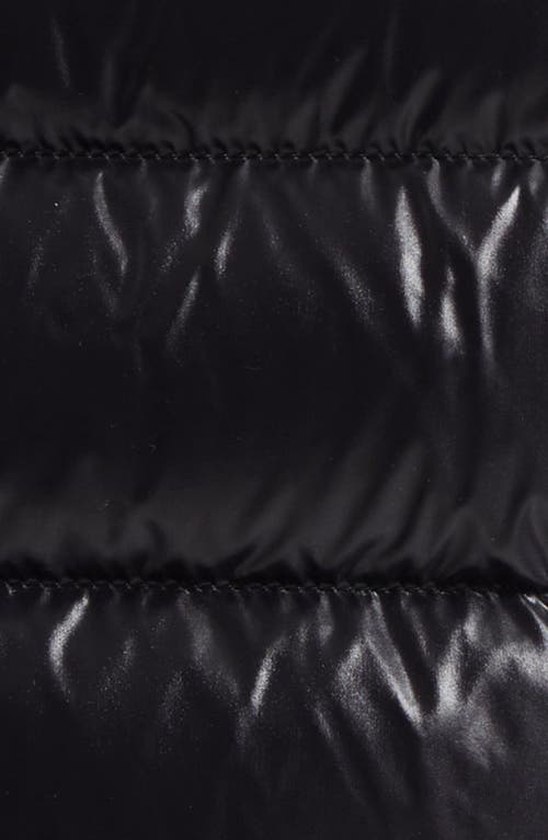 Moncler Ghany Mock Neck Down Puffer Vest In Black