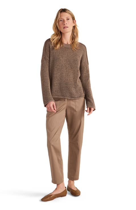 Linen Tape Yarn Crewneck
