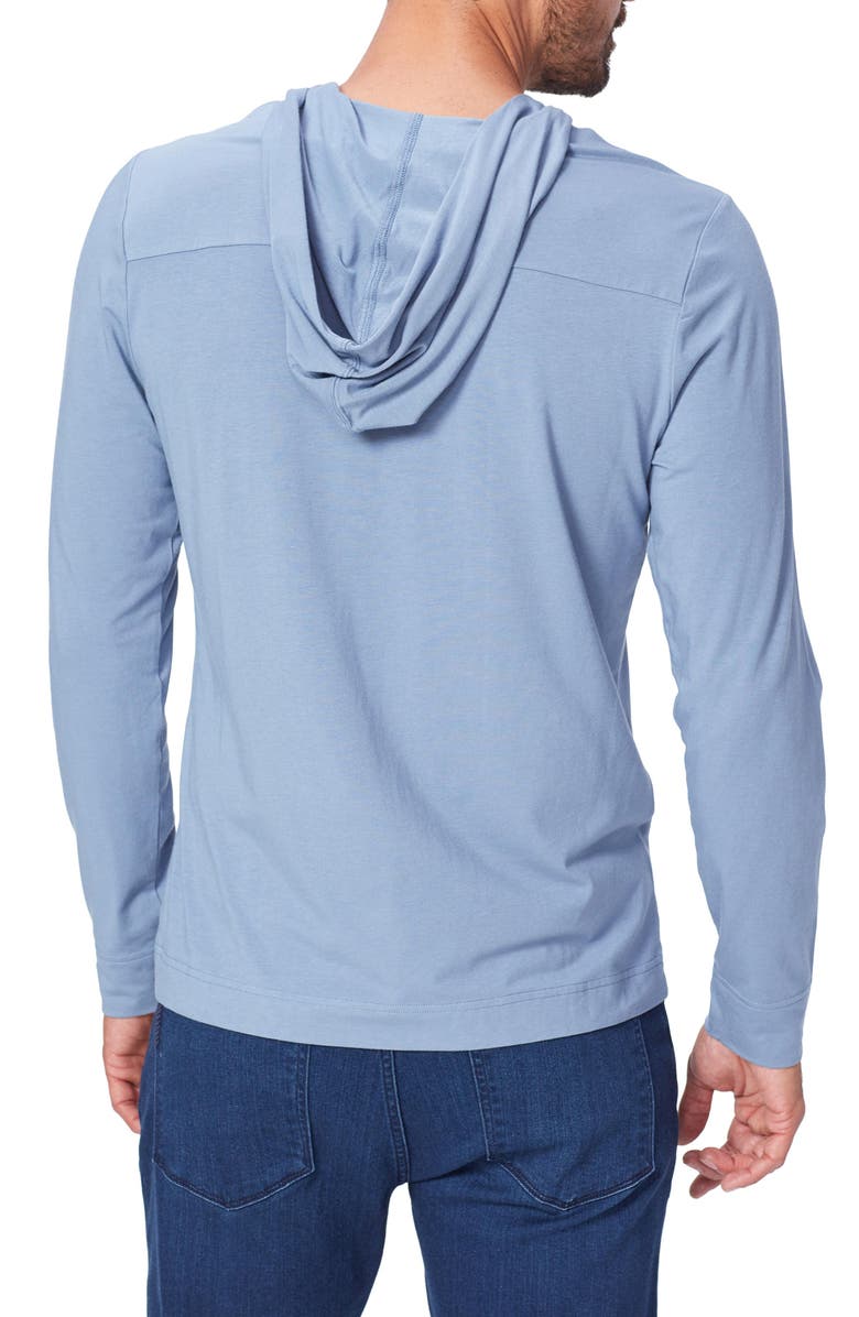 PAIGE Logan Slub Henley Hoodie, Alternate, color, 