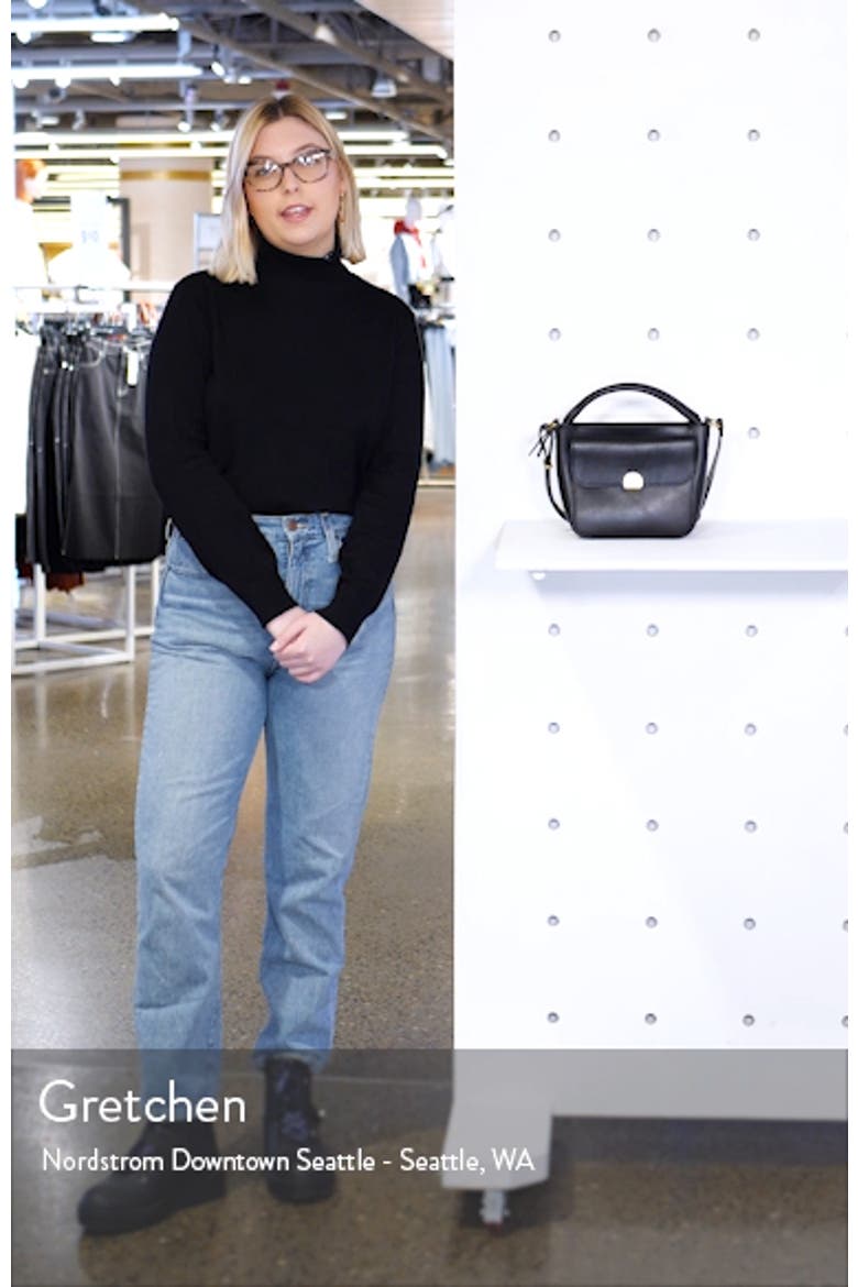 The Mini Abroad Leather Crossbody Bag video