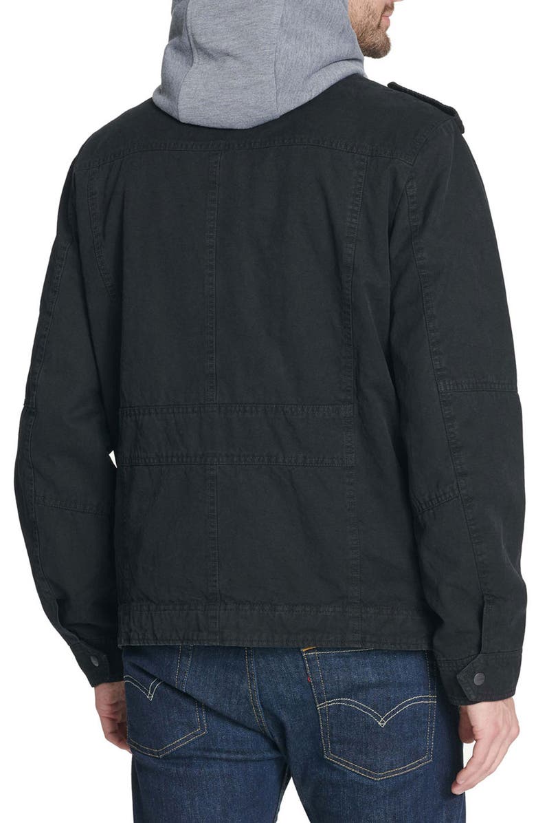 Levi's<sup>®</sup> Levis Detachable Hood Utility Jacket, Alternate, color,