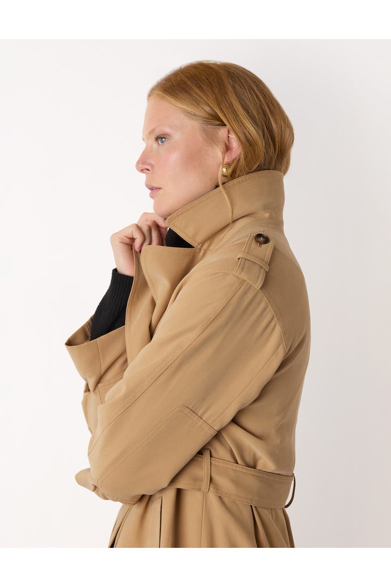 Riley Trench Coat, Alternate, color, Neutral