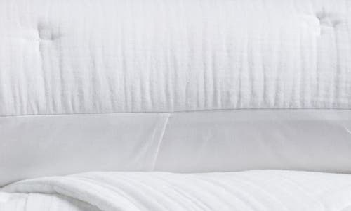 Nordstrom Cotton Gauze Quilt & Shams Set In White