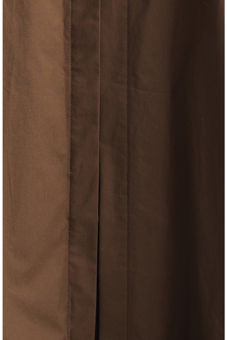 Colorblock Cotton Blend Gabardine Trench Coat, Alternate, color, BEIGE/ BROWN