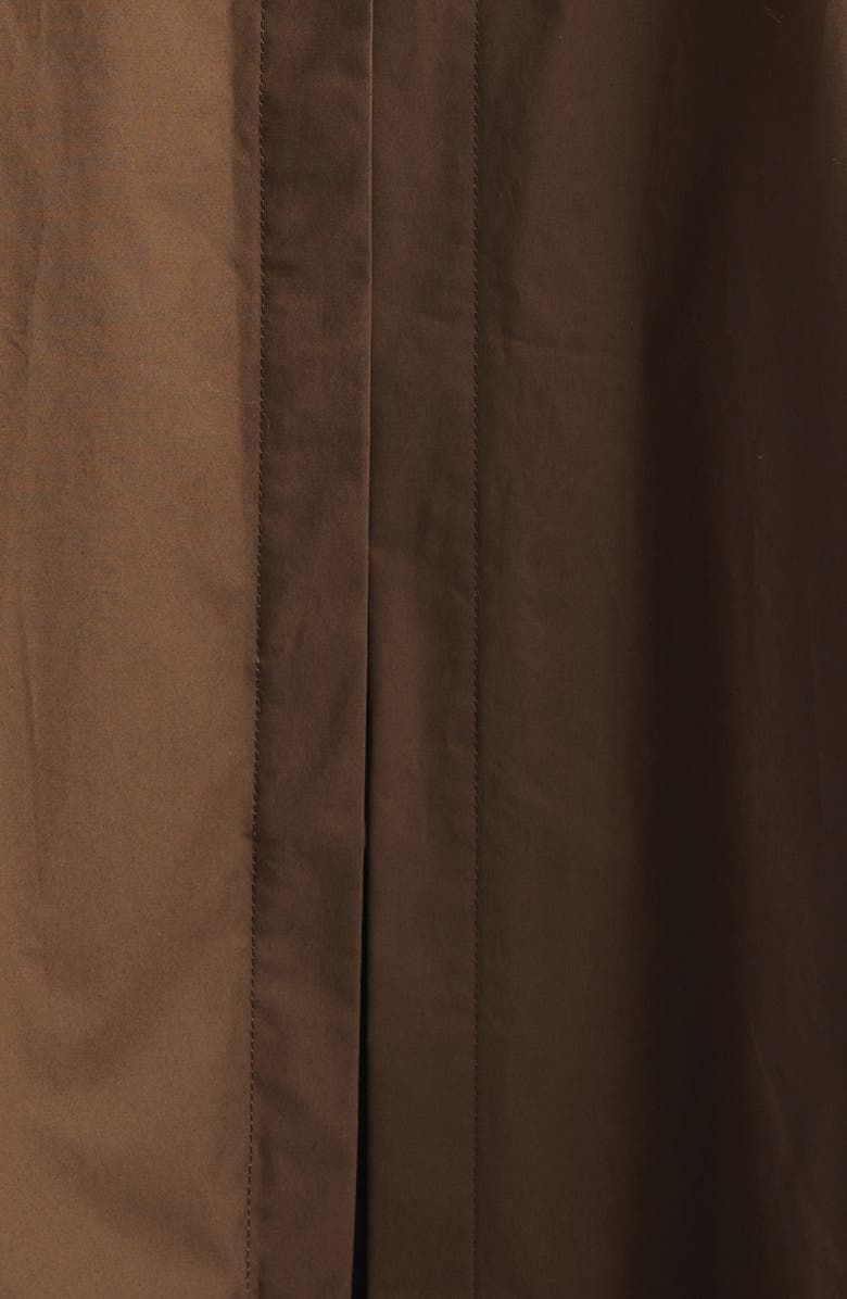 Sacai Colorblock Cotton Blend Gabardine Trench Coat, Alternate, color, Beige/ Brown