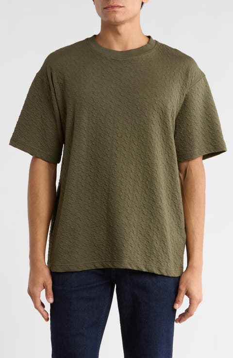 Coord Textured Short Sleeve T-Shirt