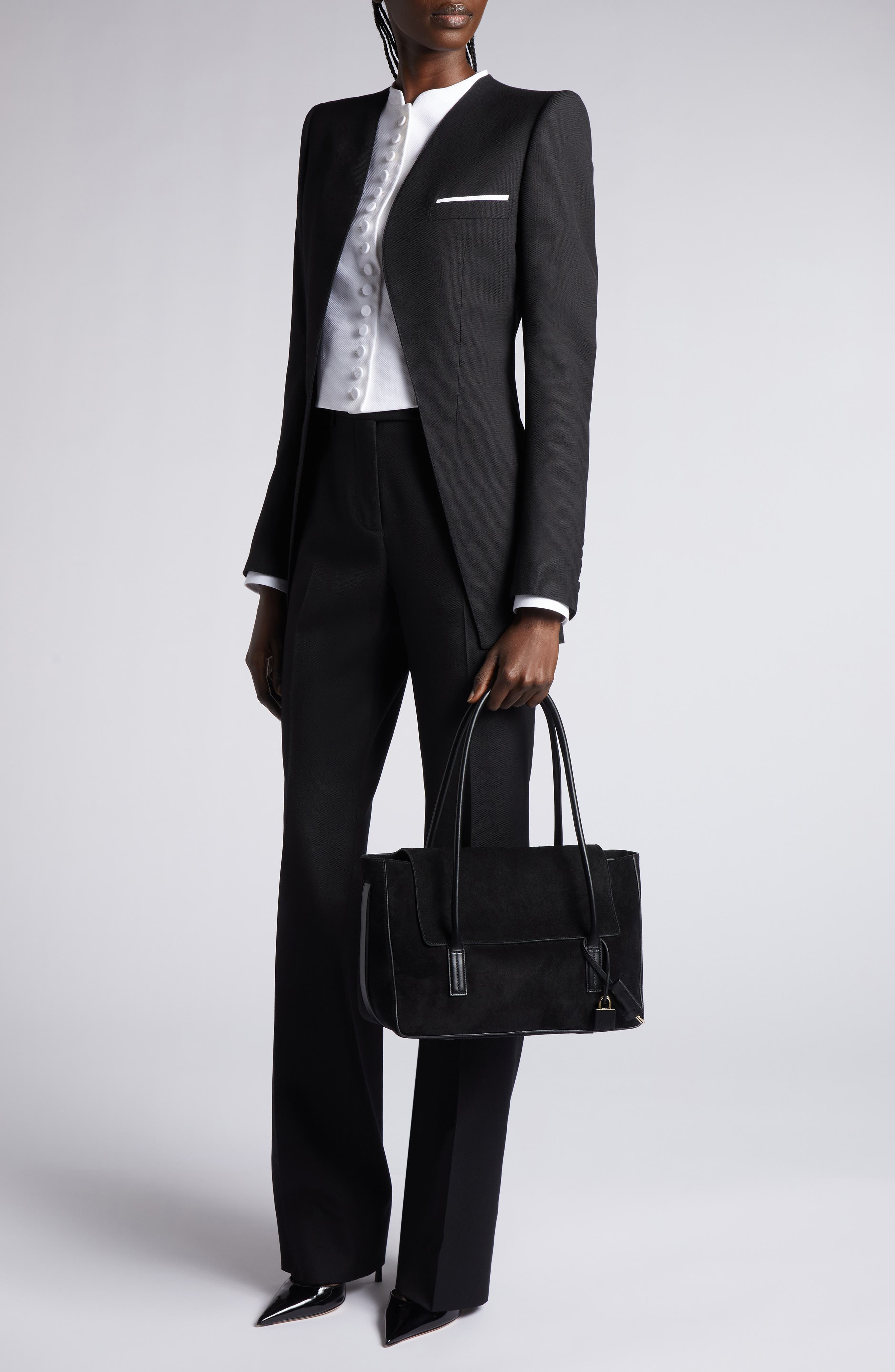 Panama Wool & Silk Pants - image 2