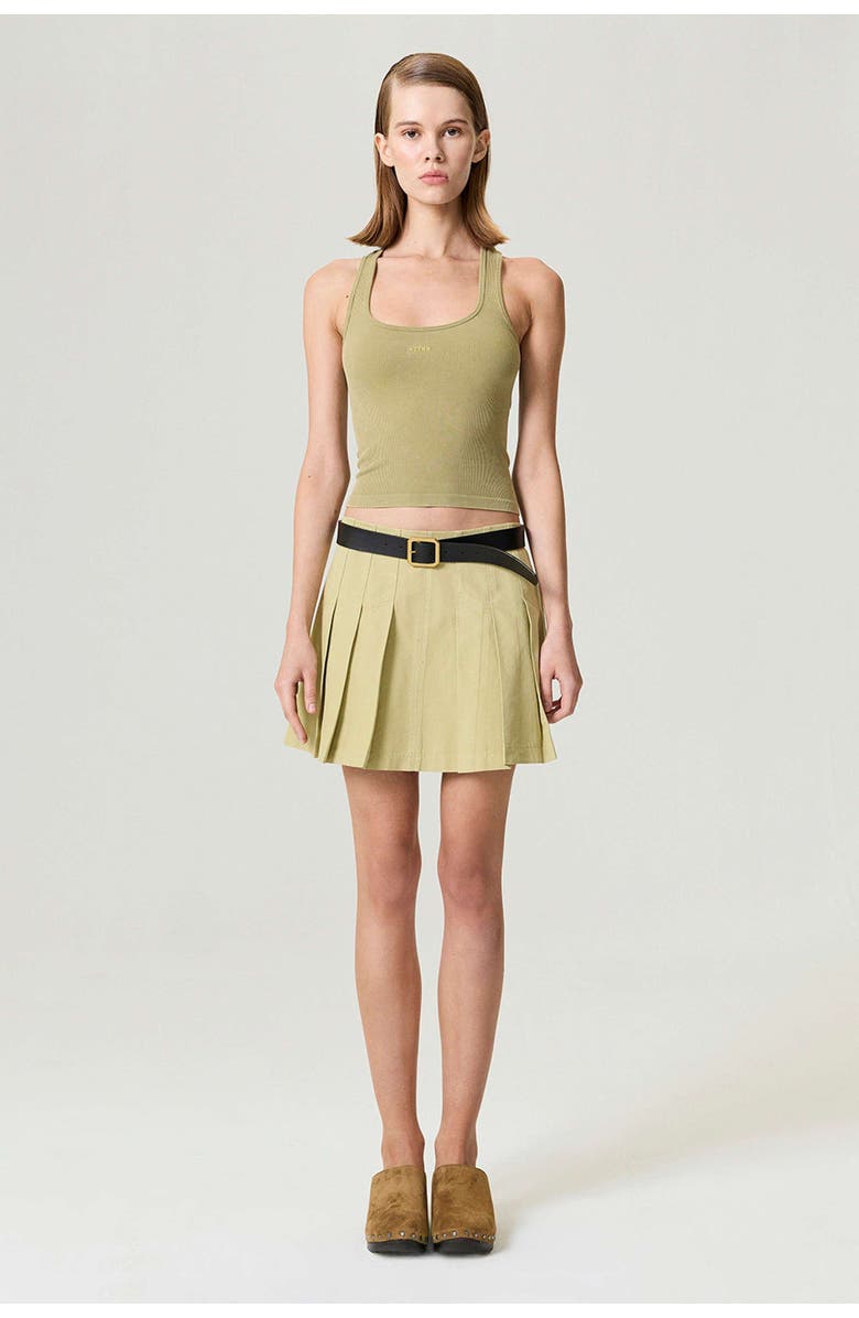 Nocturne Mini Pleated Skirt, Alternate, color, 