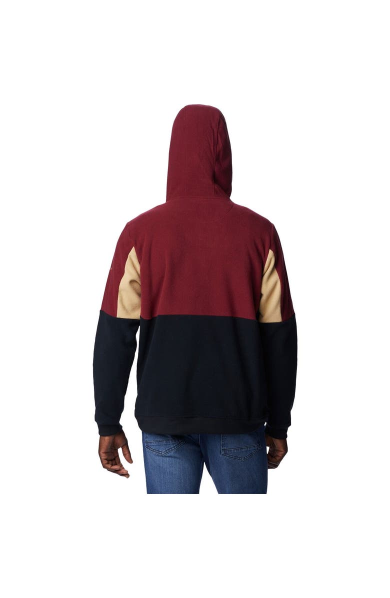 Columbia Men's Columbia Black Florida State Seminoles Lodge Quarter-Zip Hoodie, Alternate, color, 