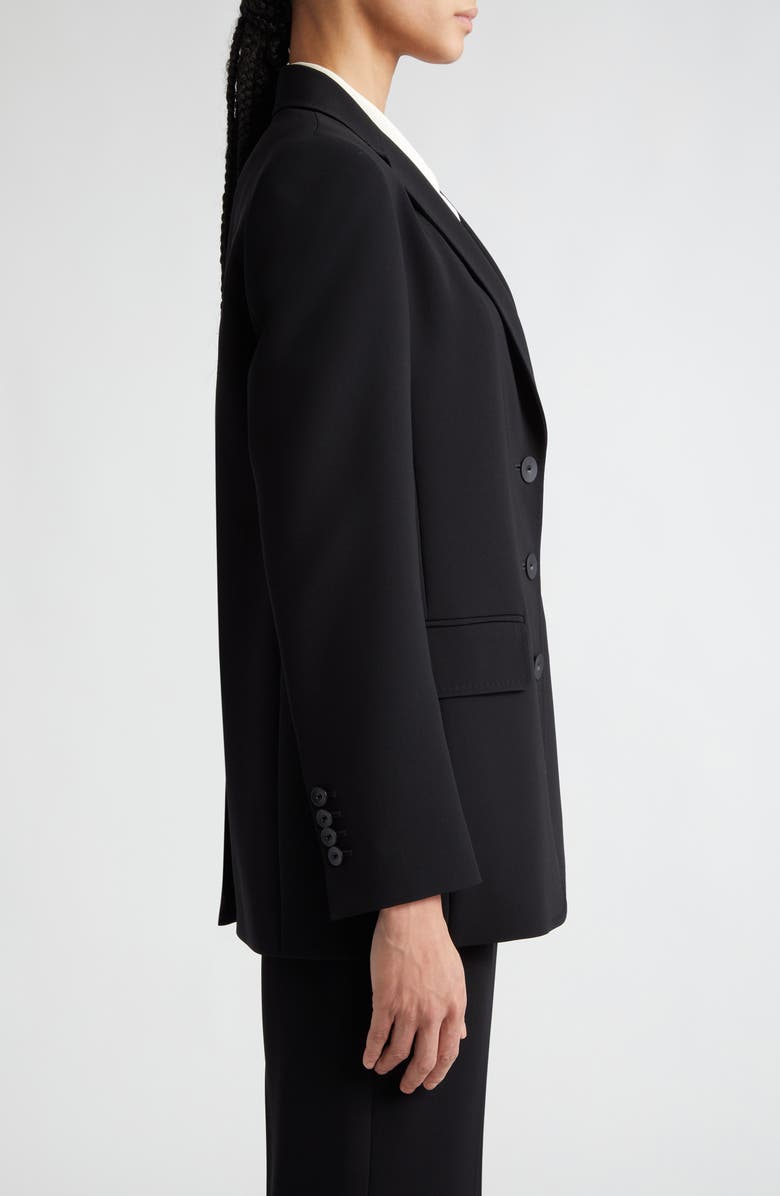 Max Mara Studio Terni Single Breasted Crepe Blazer, Alternate, color, 