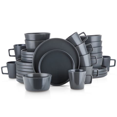 Celina Stoneware 32-Piece Dinnerware Set