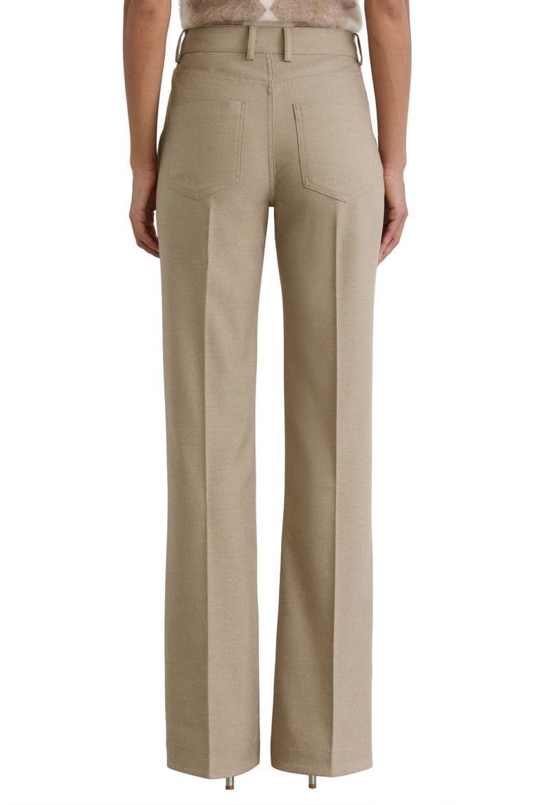 Sofia Flare Twill Trousers, Alternate, color, NEUTRAL