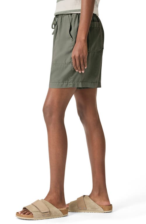 Splendid Angie Tie Waist Chambray Shorts In Soft Vob