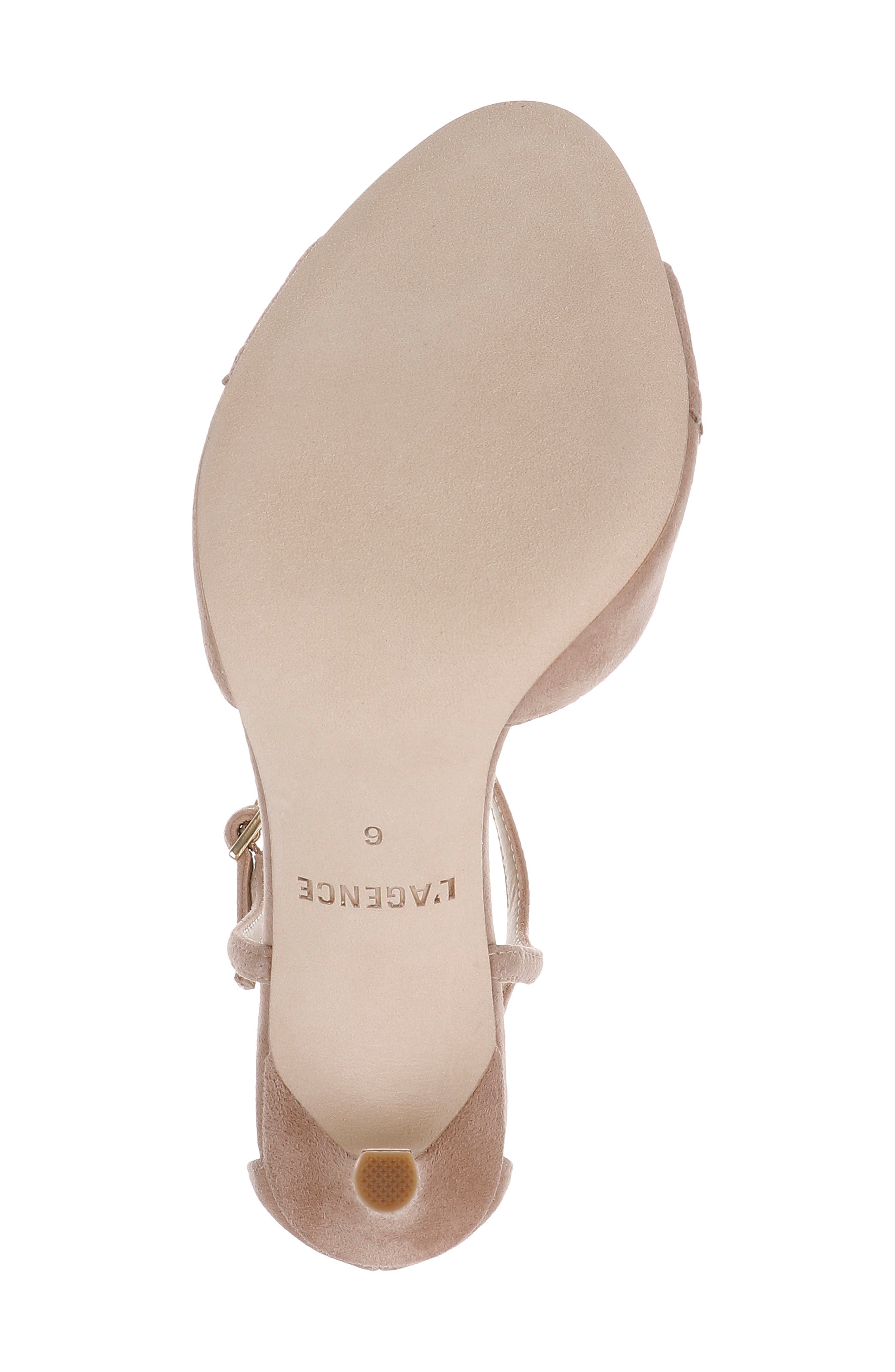 L'AGENCE Radha T-Strap Sandal, Alternate, color, Cappuccino Suede