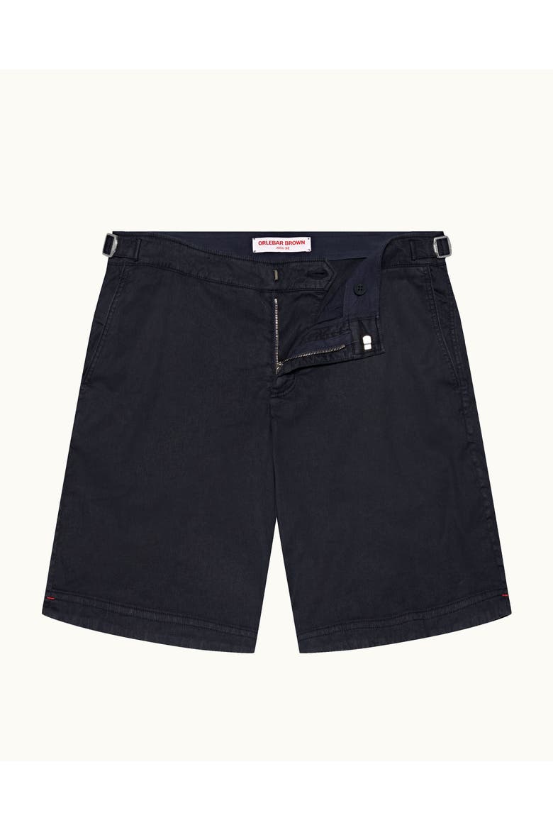 Dane Garment Dye Tailored-Fit Shorts, Alternate, color, NIGHT IRIS