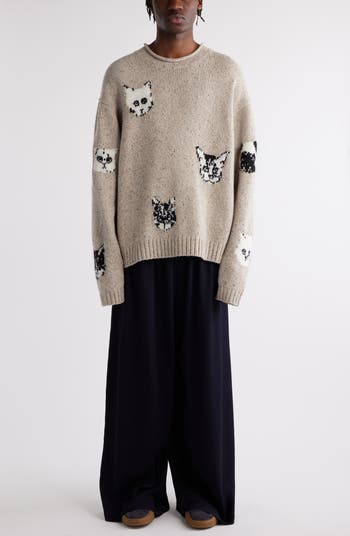 Acne Studios 24AW キャット ジャガードニット - メルカリ