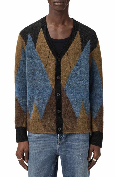 Beam Geo Pattern Cardigan