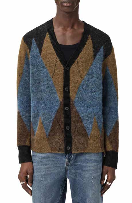 AllSaints Beam Geo Pattern Cardigan