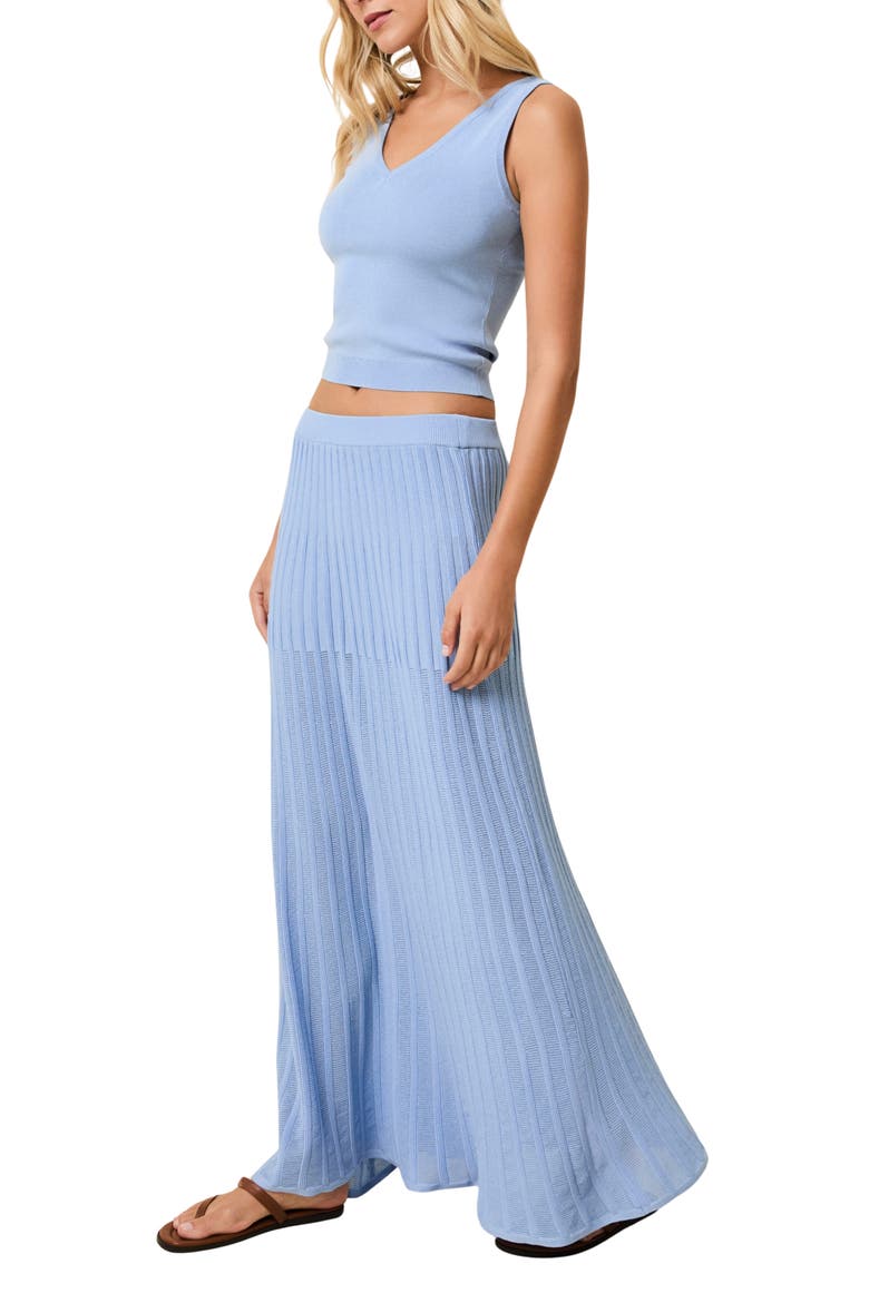 Bridget Maxi Skirt, Alternate, color, OPEN WATER