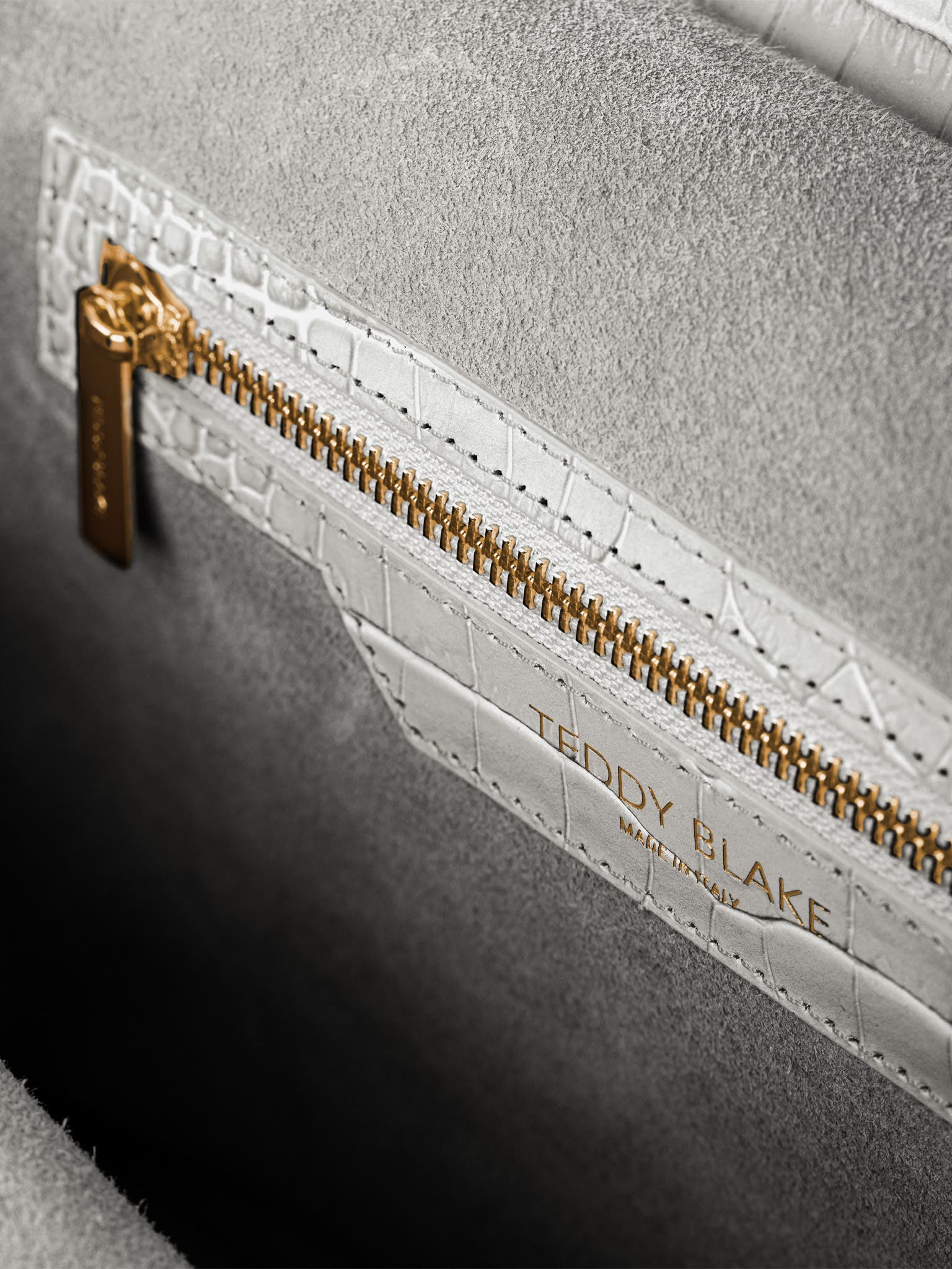 Teddy Blake Gigi Croco  13", Alternate, color, Light Grey