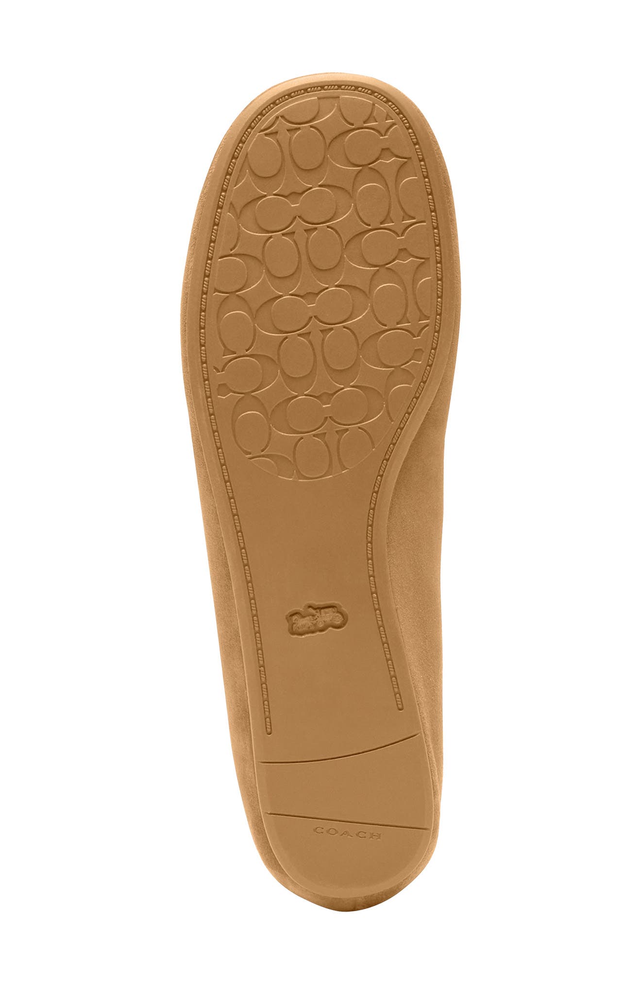 COACH Houston Ballet Flat, Alternate, color, Coconut
