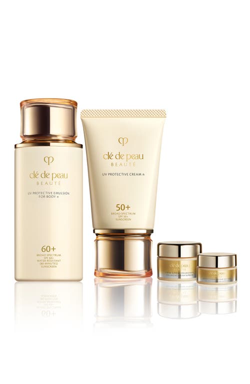 Clé De Peau Beauté 4-pc. Uv Care Essentials Skin Care Set In Neutral