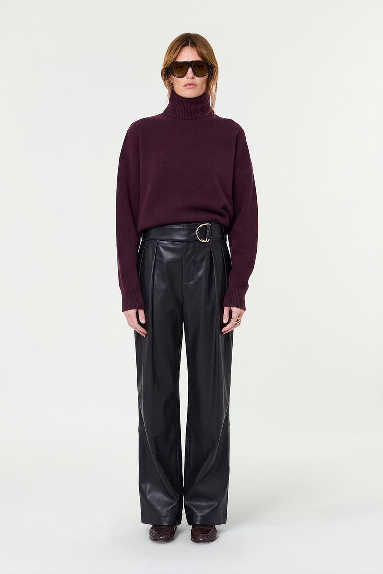 Esme Lambswool Rollneck Sweater, Main, color, OXBLOOD