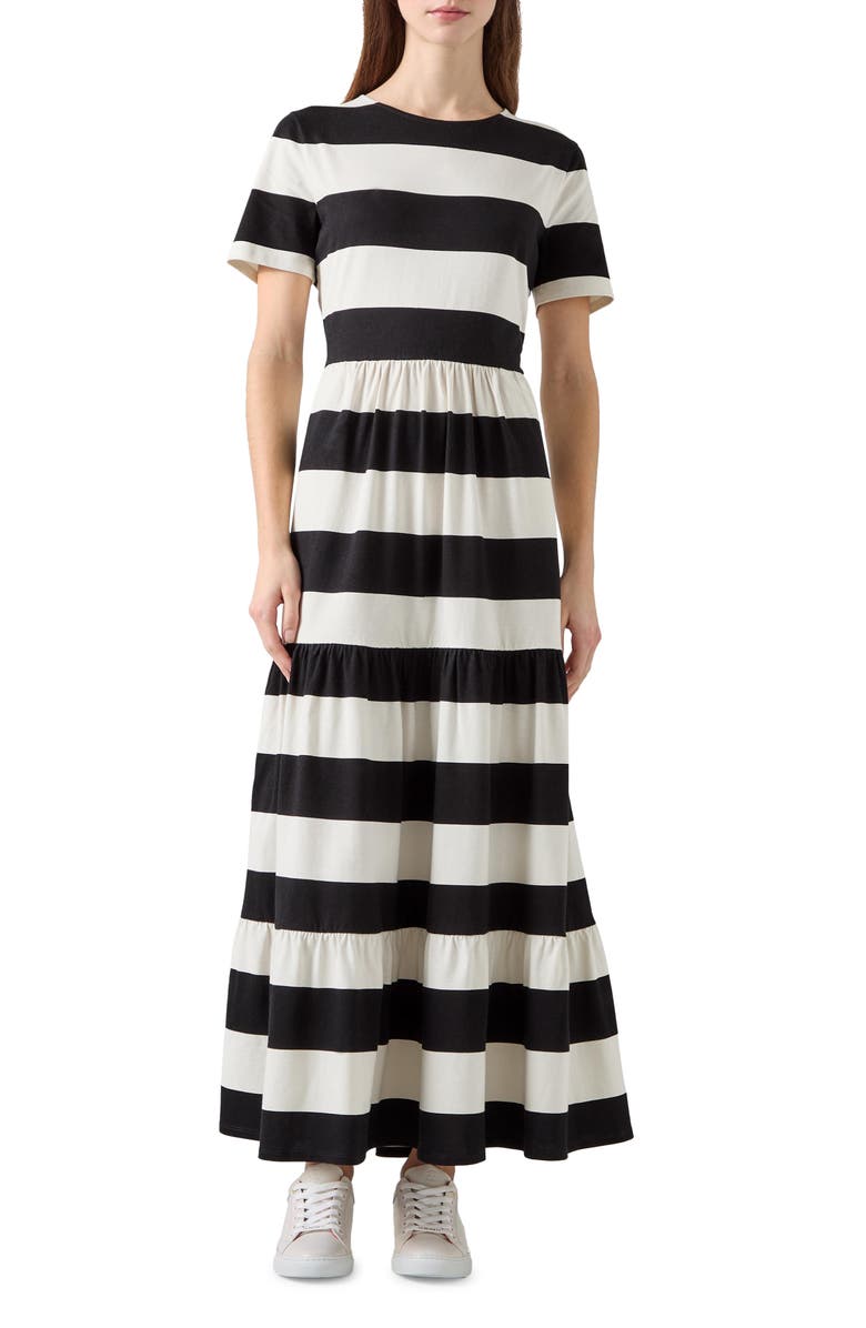 LK Bennett Leigh Stripe Maxi Dress, Main, color,