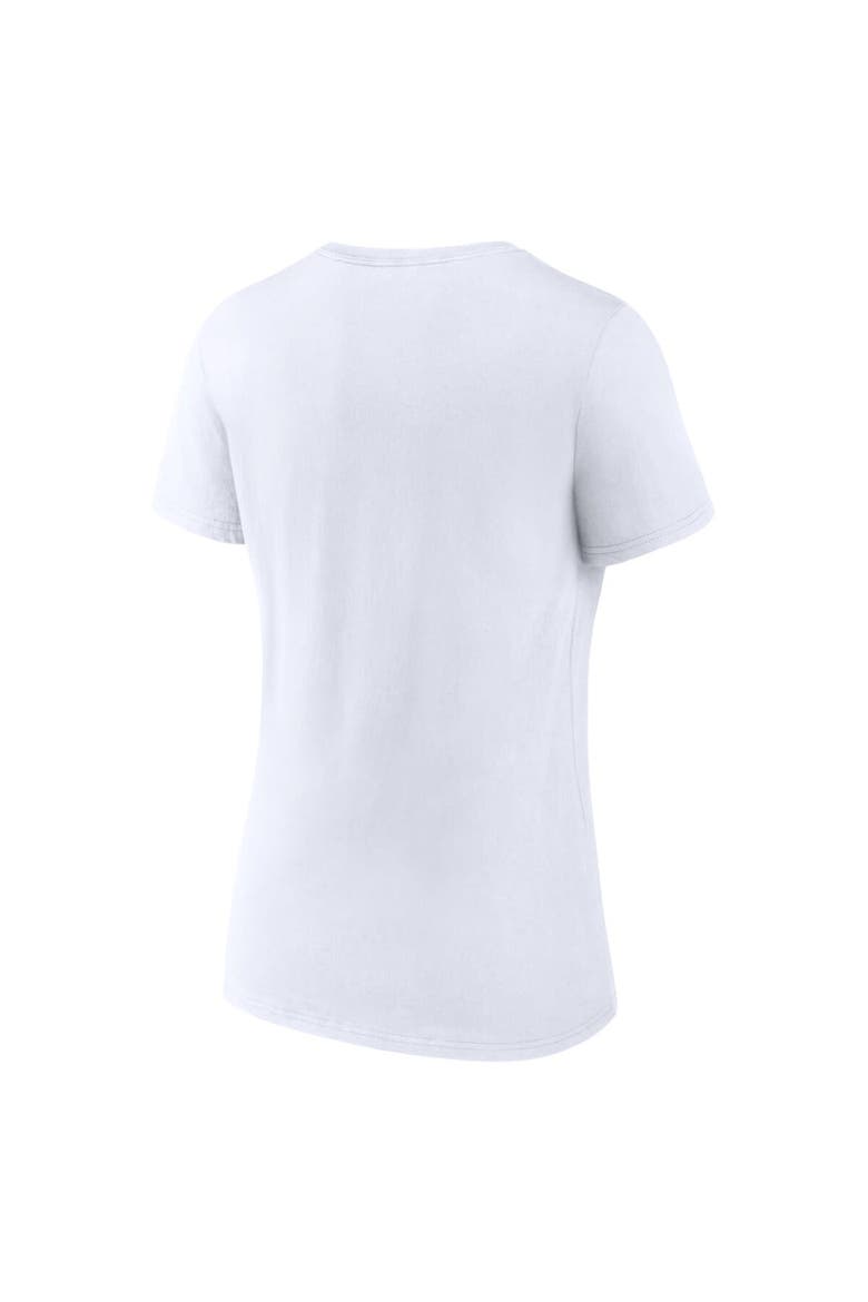 Women's Fanatics  White Seattle Kraken Authentic Pro Core Primary V-Neck T-Shirt, Alternate, color, White