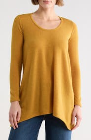 GO COUTURE Asymmetric Tunic Sweater