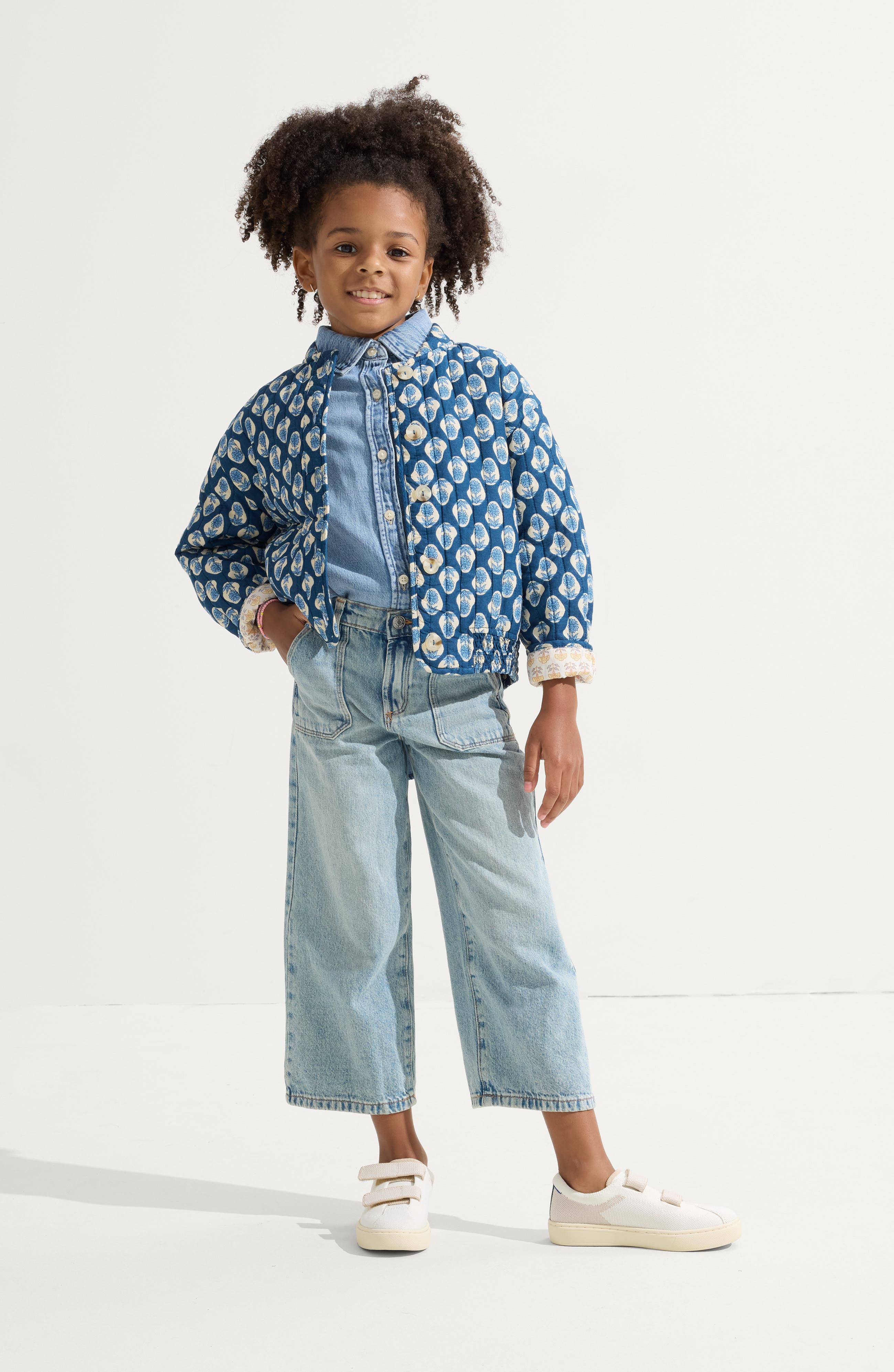 Rothy's Kids' The Kids Strap Sneaker, Alternate, color, Vanilla Ice