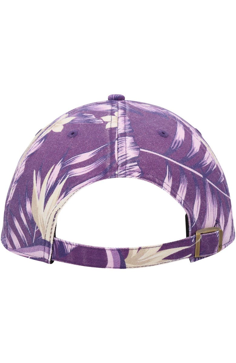'47 Men's '47 Purple TCU Horned Frogs Tropicalia Clean Up Adjustable Hat, Alternate, color, 