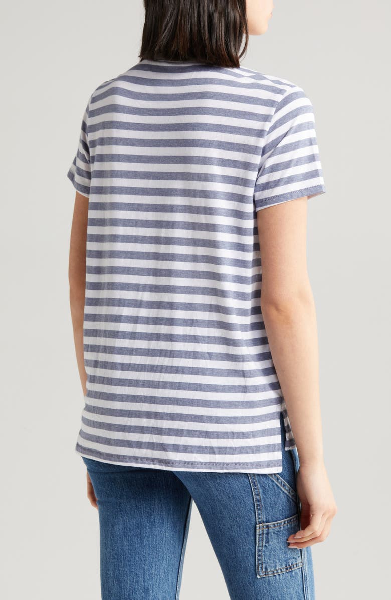 Lucky Brand Print T-Shirt, Alternate, color, Navy Combo