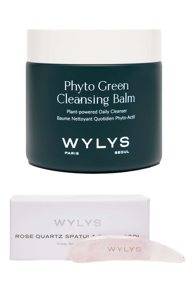 Phyto Green Cleansing Balm & Rose Quartz Spatula, Main, color, None