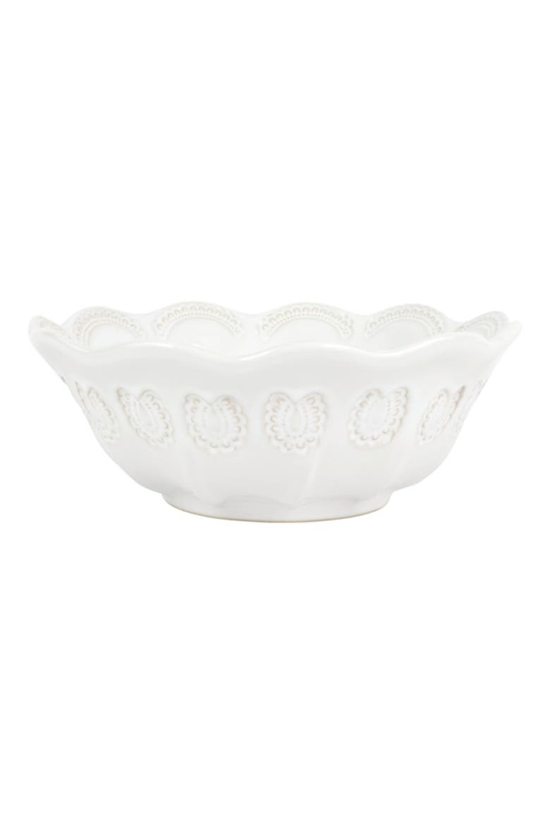 Incanto Lace Medium Round Bowl, Alternate, color, WHITE