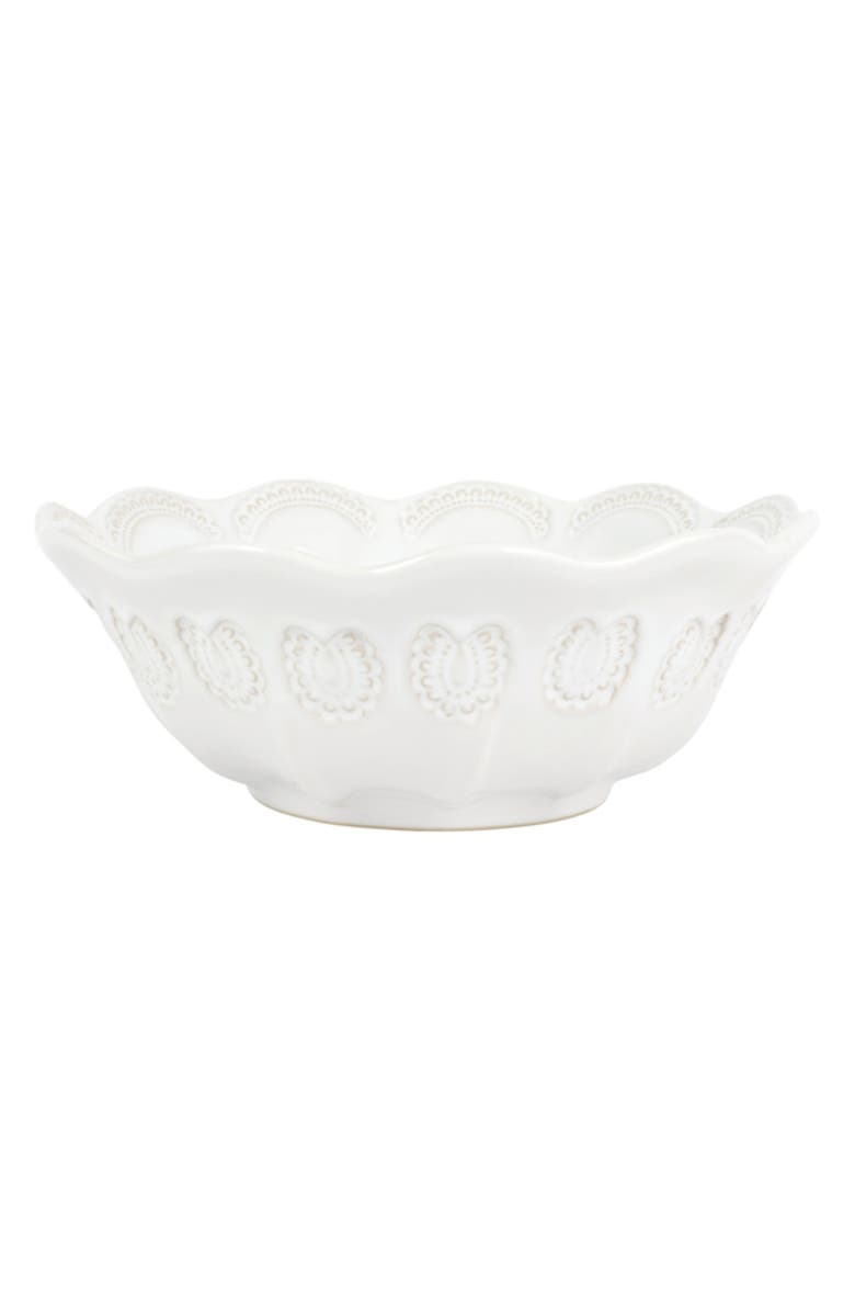 VIETRI Incanto Lace Medium Round Bowl, Alternate, color, White