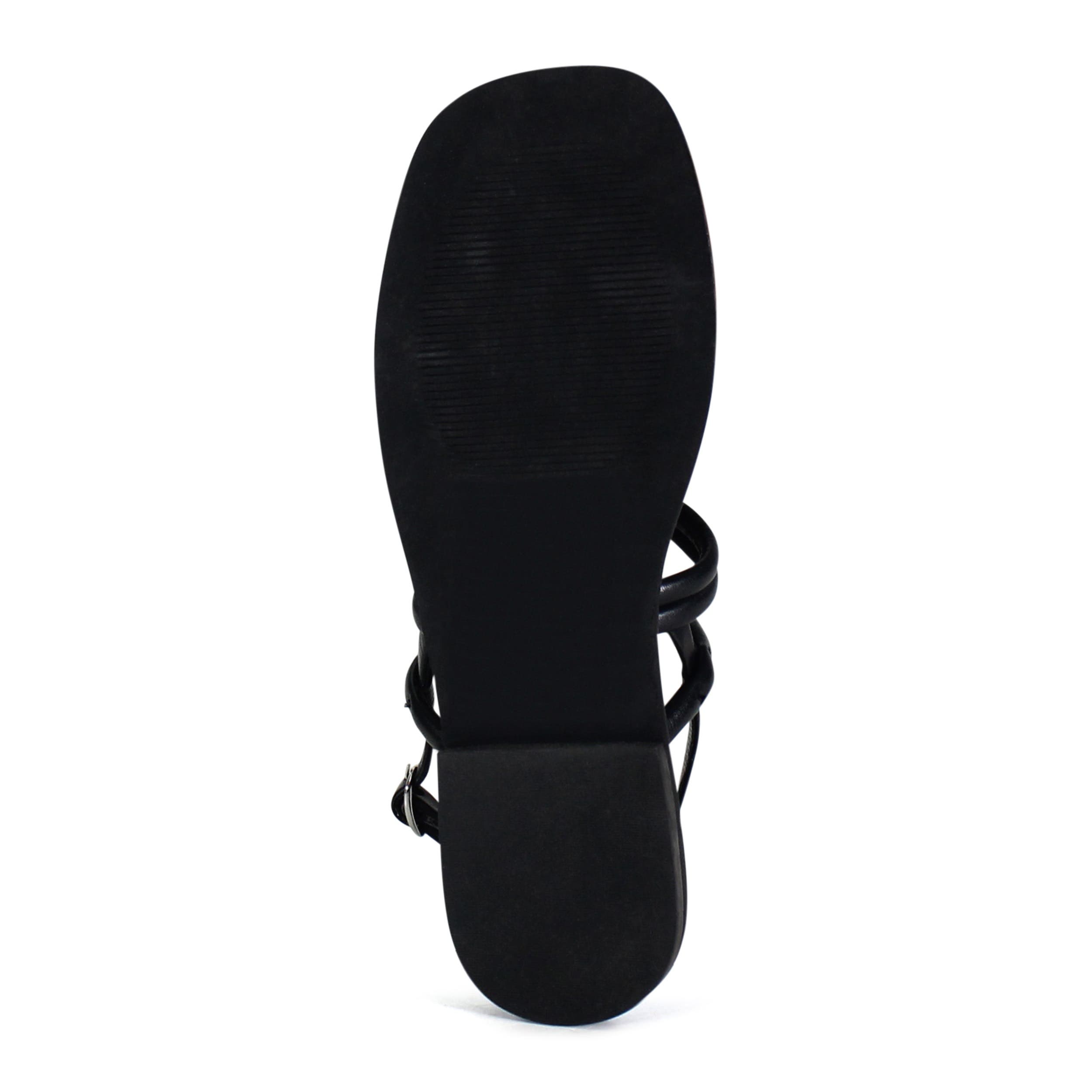 Diba True MOS SAIC Knotted Tube Leather Sandal, Alternate, color, 