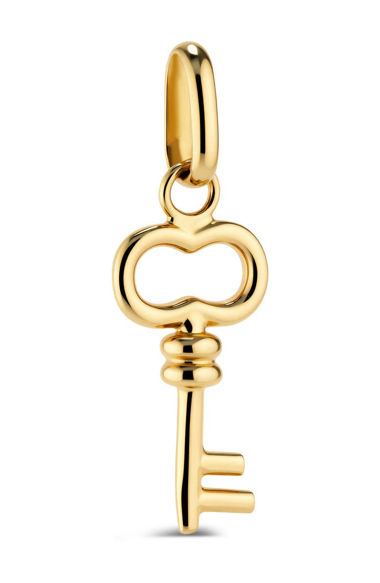 DEVATA Key Charm Pendant in 14K Gold, Main, color, Yellow Gold